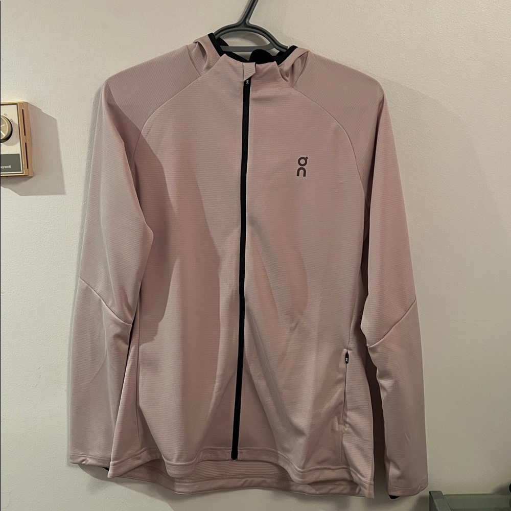 On Running Climate Zip Mauve Hoodie Size Medium